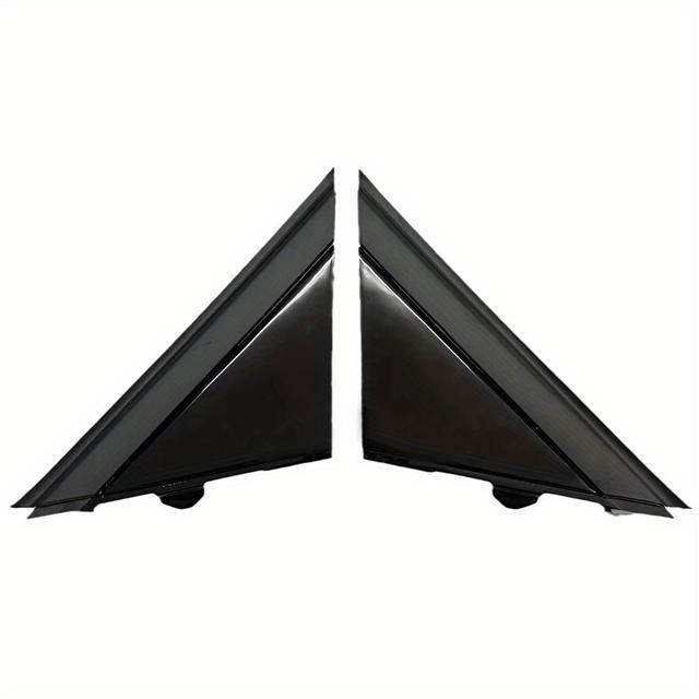 TEMU Triangular Plate Cover For The Door Mirror Molding Of The For Fiat 500 From 2012 To 2019, Including The Flag Cover For The Front Window A-pillar, Part Numbers 1sh17kx7aa And 1sh16kx7aa