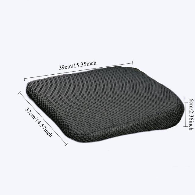 TEMU 1 Cojín Grueso y para Conductor | Fibra de Poliéster Transpirable, Diseño Antideslizante, Compatibilidad Universal, Almohadilla Tejida para Aumentar del Coche