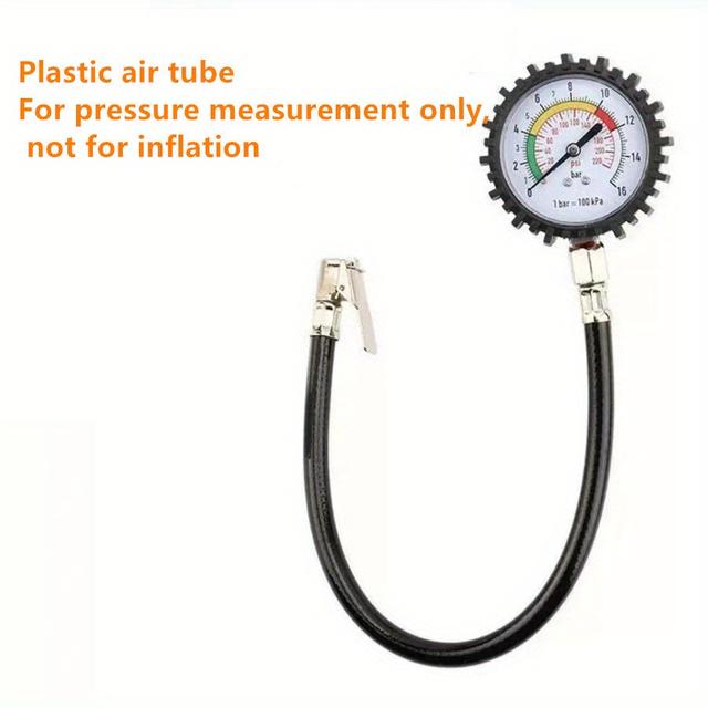 TEMU Automobile Tire Pressure Gauge, High-precision And Accurate Monitoring Instrument, Tire Pressure Gauge, Suitable For Cars, Electric Vehicles And Small Cars For Measuring Tire Pressure