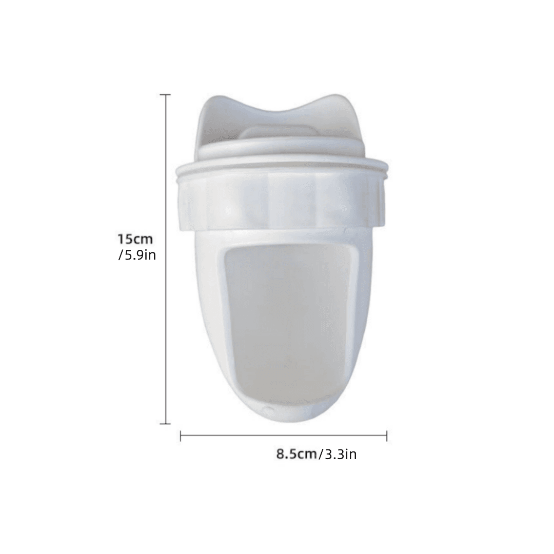 TEMU 4pcs Bucket Used Chicken Feeder Poultry Chicken Hole Feeders For Farms, Chicken Feeder Poultry Feeder Port With Cap