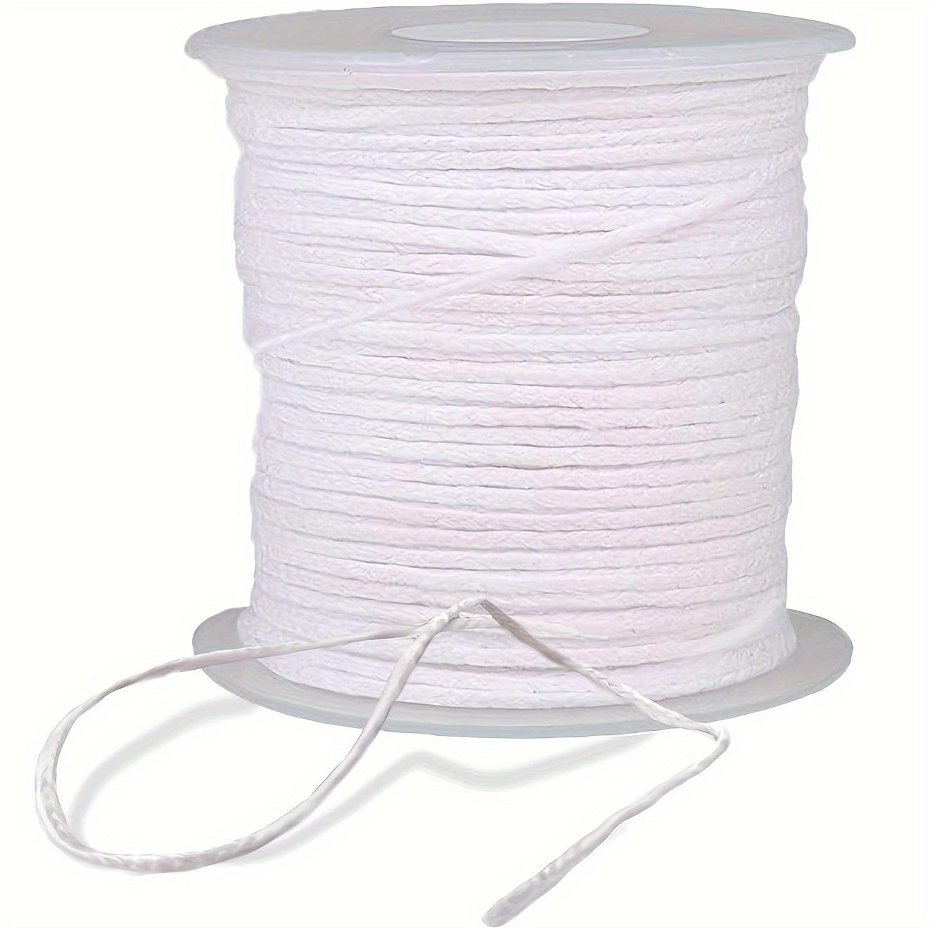 TEMU 61m (200 Feet) Woven Candle Wicks For Handcrafting - Cotton Woven Candle Wicks Suitable For Candle Making - Thickness Of 0.4 Mm