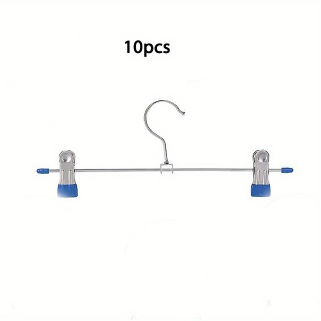 TEMU Multifunctional Non-slip Metal Pants Rack Pants Clip Household Clothing Store Pants Clip Pants Hanger Strong With Clip Skirt Clip Jk Hanger