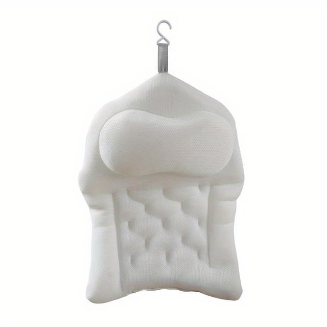 TEMU Badkussen Hoofdsteun Massage Wit Badkussen Antislip Kerstmis Thanksgiving Cadeau