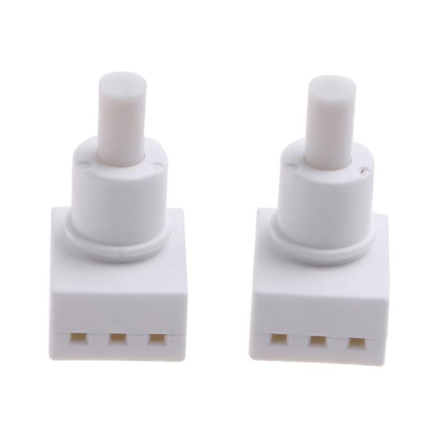 TEMU 2pcs Car Interior Dome Reading Lamp Switch Button For Abs Dome Light Lamp Switch Base Accessories