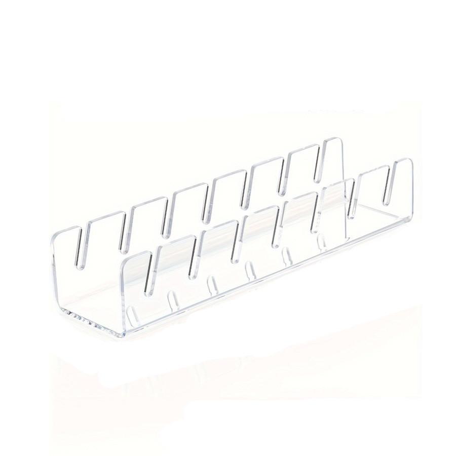 TEMU 1pc Acrylic Cap Storage Rack With Slots, Baseball Cap Display Rack, Cap Storage Container, Household Storage And Organization For Bedroom, Bathroom, Office, Desk