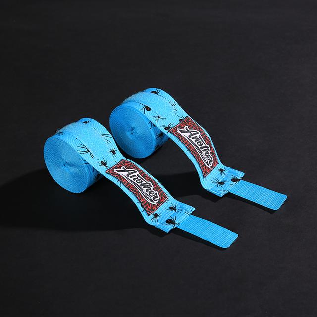 TEMU 5-meter Boxing Wraps, Spider Design, Nylon Straps, Gloves Fighting Hand Wraps, High-elasticity Muay Thai And Hand Wraps, Suitable For Boxing And Hand-related Training.
