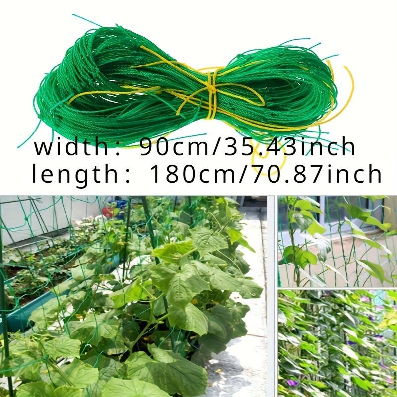 TEMU 2pcs Of Heavy-duty Pvc Garden Grid - Providing Strong Support For Climbing Plants, , And Vegetables, , Weather , With Grid Design To Enhance Stability, And A Grid For Climbing Plants