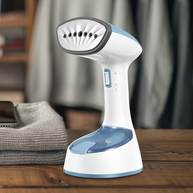 TEMU Portable Folding Handheld Clothes Steamer - 20g/ Min Strong Steam, 25-second Heat-up For Home, Office & Travel, Blue, By Yabano