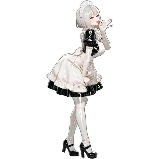 TEMU 【なアニメ風メイドステッカー】ビニール製、自己粘着、光沢、漫画と幾何学模様、木材、プラスチック、ガラス、金属、セ表面に最適、使い捨て