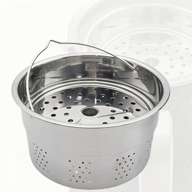 TEMU Stoommandje voor TM7 TM6 TM5 Compatibel Veelzijdig Koken Verbeterd Koken RVS Stoomrek, Keukenaccessoires