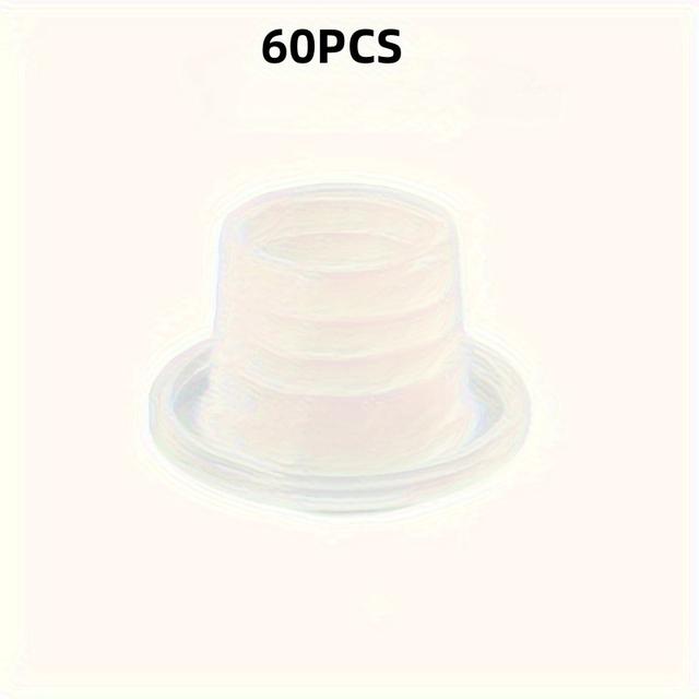 TEMU 60pcs Set Of Silicone Gaskets For Taps And Sanitary Ware - Leak-proof Sealing Ring Set With Powerful Sealing Performance