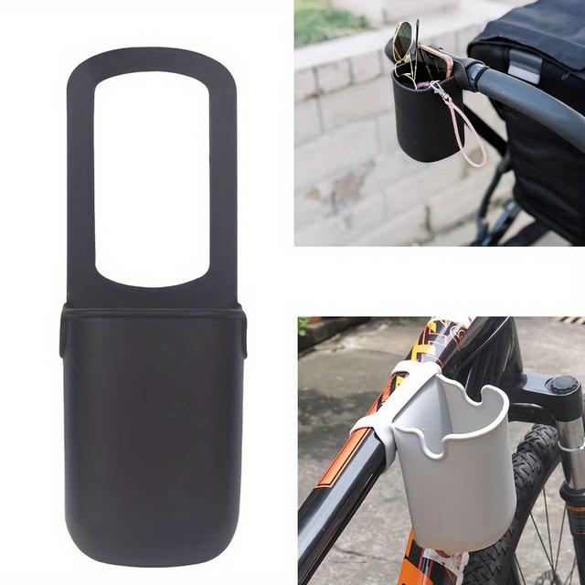 TEMU Versatile Silicone Cup Holder For Bikes, Strollers & Scooters - , Multi-bottle Capacity, Durable & Foldable Design