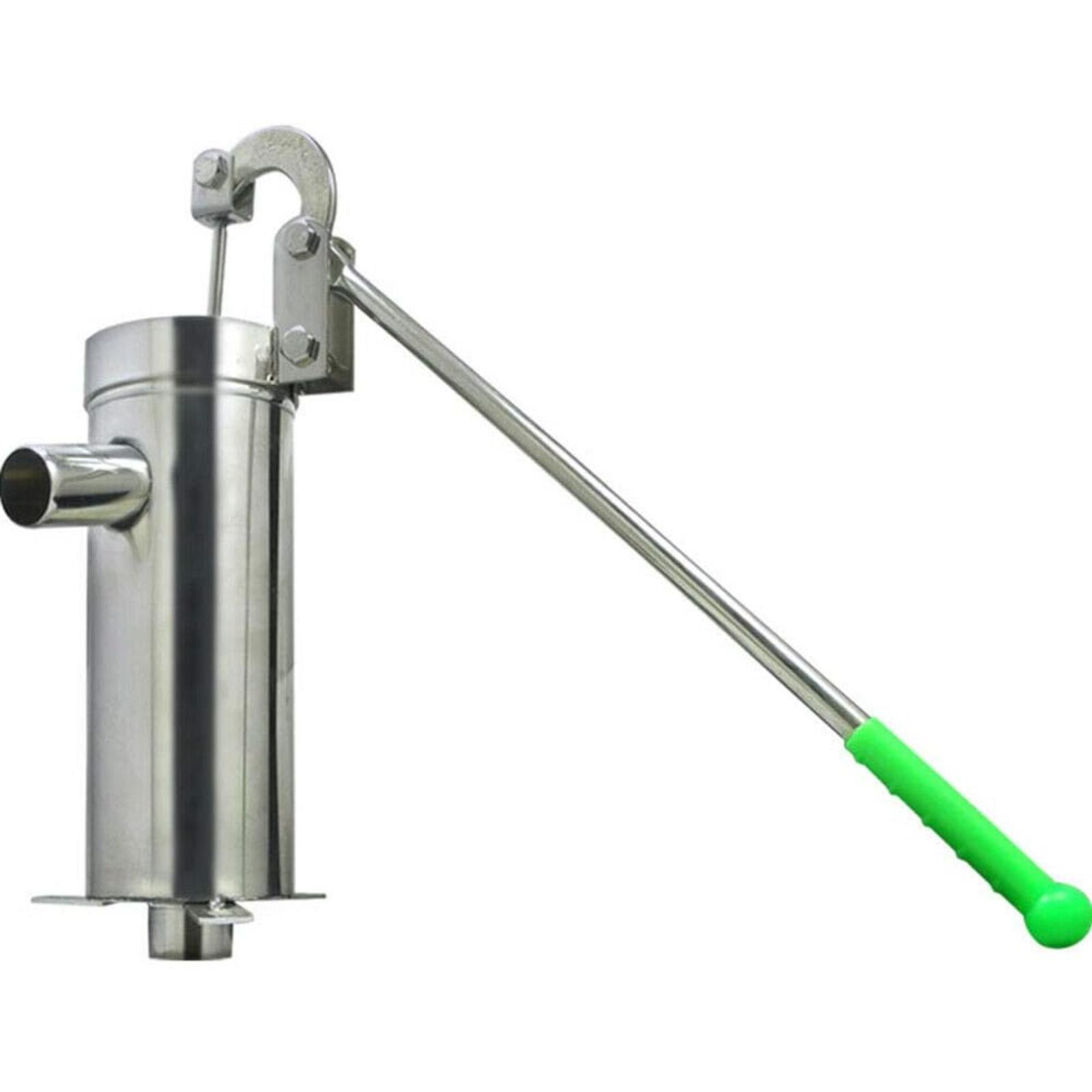 TEMU Bomba de profundo IAGG de 32 mm, bomba de presión manual, bomba de manual de acero inoxidable para trabajo industrial o jardín, patio, granja, hogar (stock de EE. UU.)