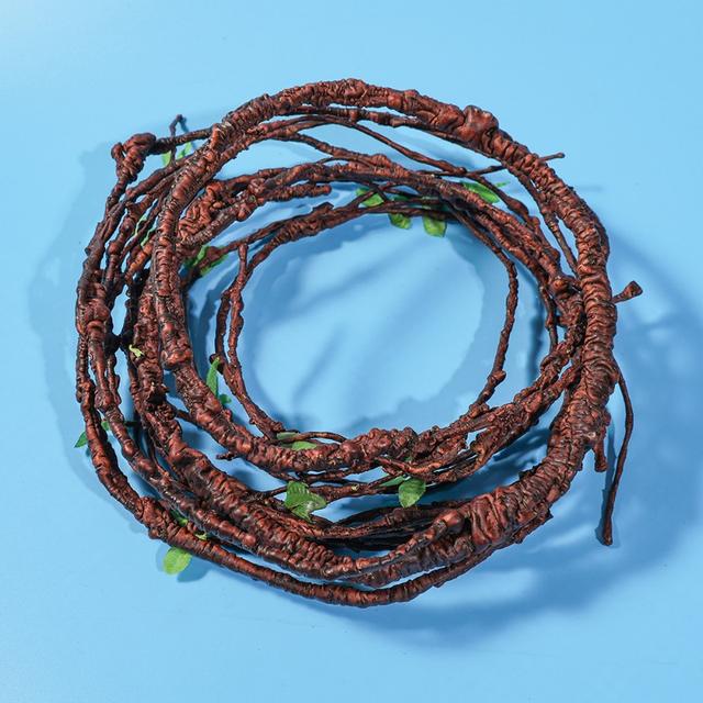 TEMU 71" Simulated Vine For Climbing Pets, Landscaping Decoration, Green Plant, Dead Vine, Plant, Simulated Flower, Lizard, Chameleon, Reptile Vine