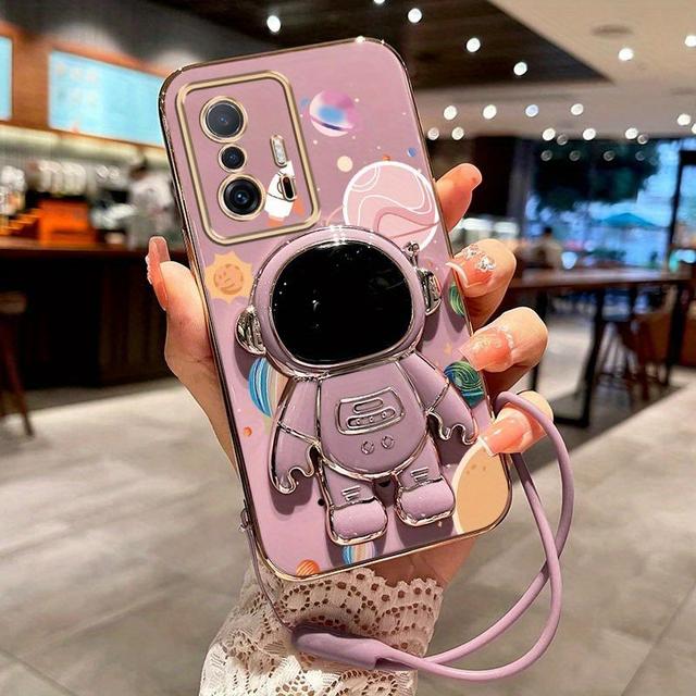 TEMU Funda para teléfono: Mi11TPro Astronauta Correa Soporte Espacial Funda para Xiaomi Mi 11T Pro Soporte Cubierta Trasera