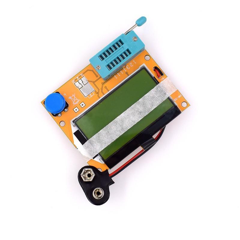 TEMU Lcr-t4 Transistor Tester With Lcd Display, Uncharged , Multifunctional For Resistors, Capacitors, Esr, Scr, And More