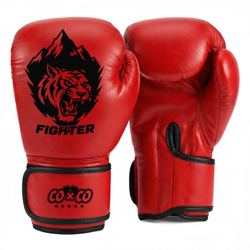 TEMU Mountain Tiger Graphic Kids' Boxing Gloves - 6oz, The Perfect Birthday Gift/back-to-school Gift/holiday Gift For Boys, Girls, And Teens