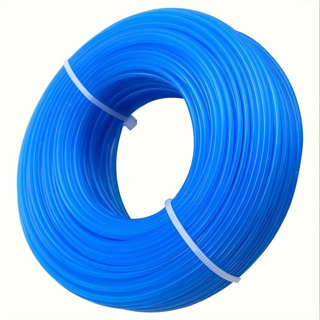 TEMU 1968.5inch Durable Nylon Trimmer Line, 1.6mm High-quality Replacement Line, Suitable For Garden Mowers, And Install Trimmer Line
