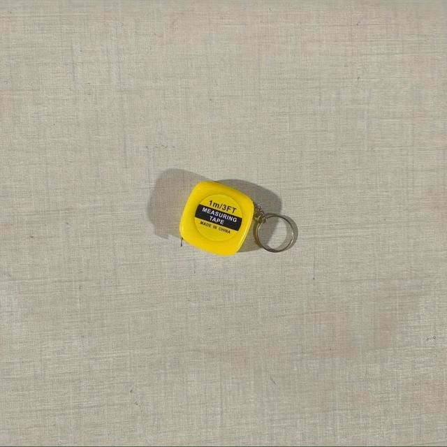 TEMU . Kompaktes 100cm Edelstahl Maßband mit Schlüsselanhänger - Langlebiges, Einfach zu Bedienendes Mini-Lineal, & für Geschenke