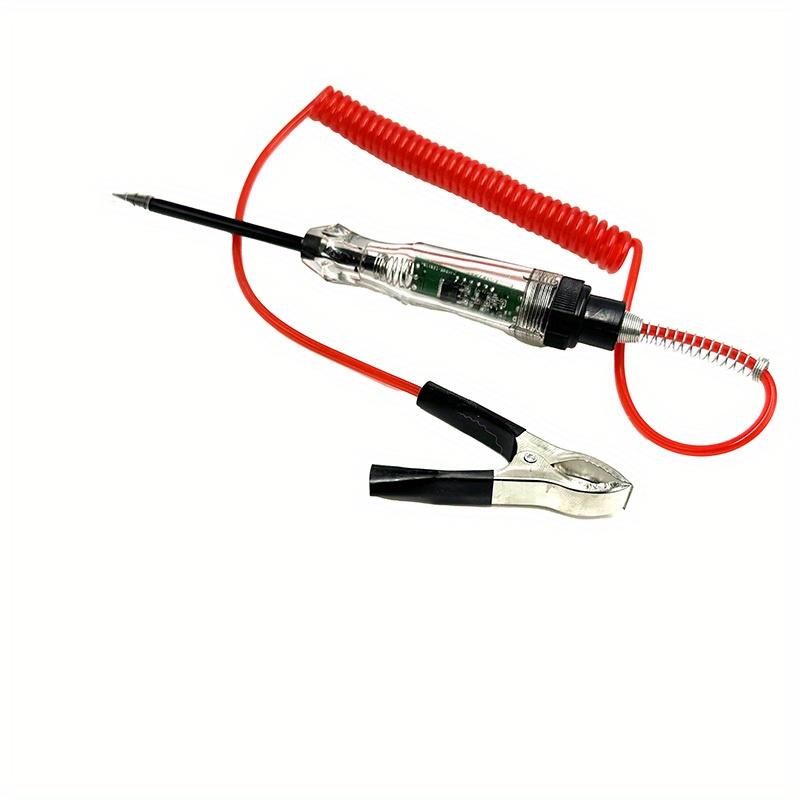 TEMU 3-120v Automotive Circuit Test Pen Led Digital Voltage Display Long Probe Circuit Detector Check Vehicle Circuit Telescoping