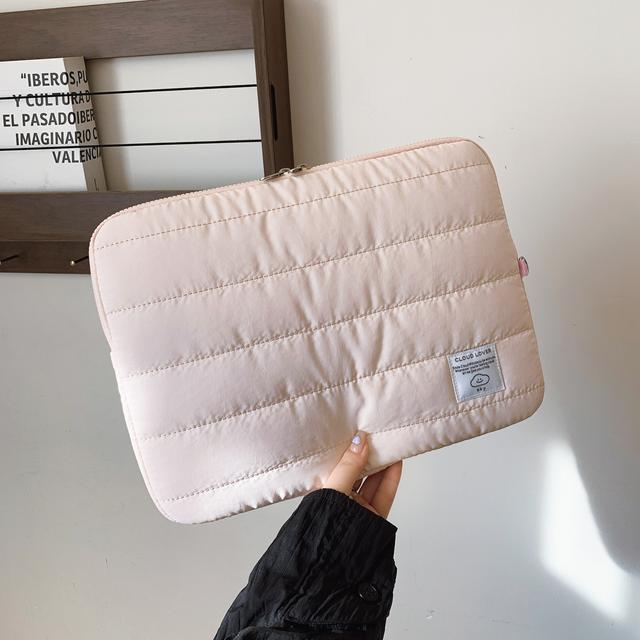 TEMU 1pc 11/ 13/ 15 Inch Embroidered Laptop Sleeve -1pc 11"/ 13"/ 15" Laptop Sleeve - Shockproof, Stylish Embroidery & For Daily Use, Work & School