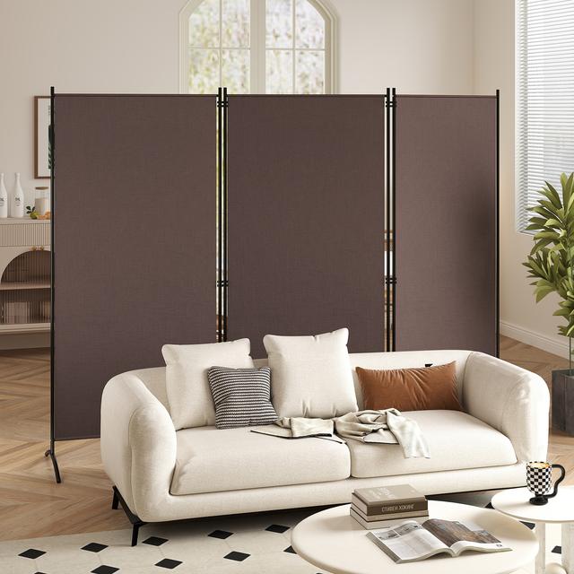 TEMU パーテーション 間仕切り 3連 高さ183cm 幅260cm 布タイプ 目隠し スクリーン 屏風 折りたたみ 衝立 おしゃれ 軽量 コンパクト収納 オフィス 事務所