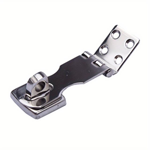 TEMU Stainless Steel Locking Hasp Latch With A Swivel Eye For Boats - Additions