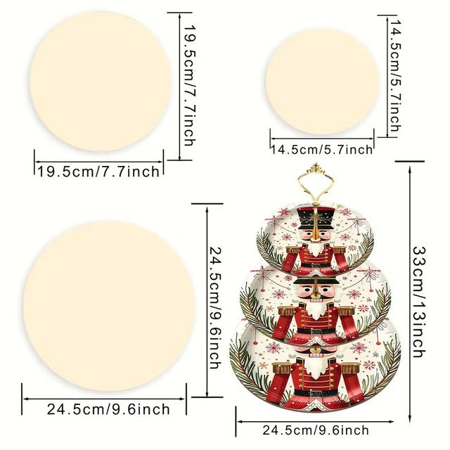 TEMU Large 3-layer Wooden Pallet- Sturdy Festival Display Shelf