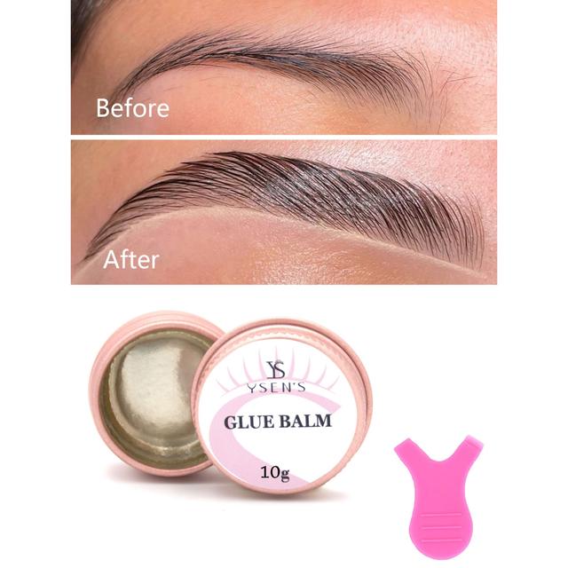 TEMU Brow Styling Lift Balm - 3d Fast-acting, Long-lasting Transparent Formula, For Brow Styling