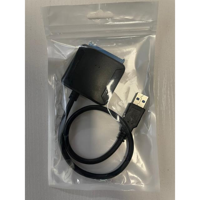 TEMU Kabel konwerterowy USB 3.0 na SATA do dysków twardych półprzewodnikowych i mechanicznych, obsługuje dyski twarde 2,5-calowe i 3,5-calowe, kabel do przesyłu danych