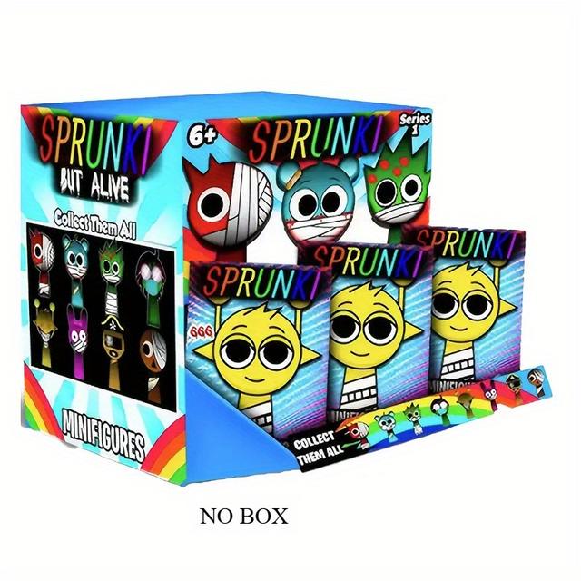 TEMU 6pcs/12pcs Sprunki Action Figures, Sprinkles Figures, Sprunki Action Character Sprunki Sprunki Action Figures Christmas & Birthday Gifts