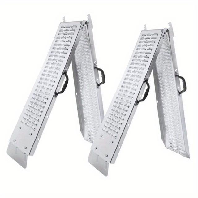 TEMU 2x Foldable Ramps With A Load Of 400 Kg Suitable For Motorcycles, Lawn Mowers, Scooters