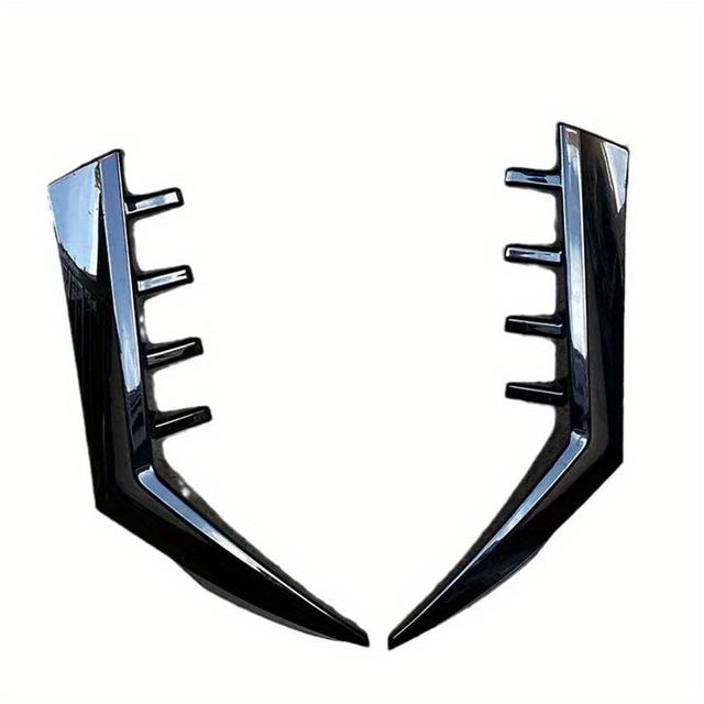 TEMU Spoiler-Set für Volkswagen Golf 8 MK8 GTI GTD TSI GTI Rline 2020-2023 – Heckfenster-Seitenflügel, Canards und Splitter