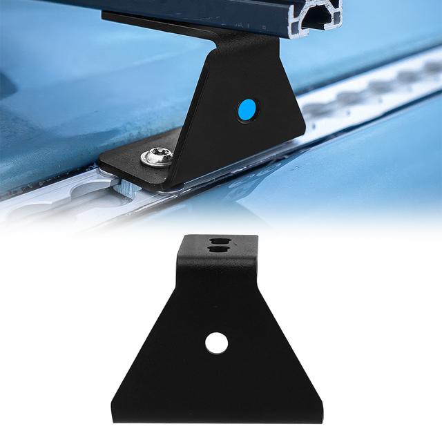 TEMU Vr Roof Rack Accessories | Suitable For Alpharack Roof Rack, 90° Angle 65mm Mounting Bracket, Universal Mounting On All Aviation Rails Or Other Mounting Points, Aviation