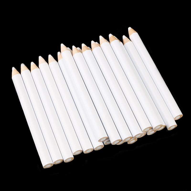 TEMU 8pcs White Charcoal Pencils For Sketching, Shading & Blending - Recycled Wood With 2mm+ Wide Tip, Plastic/metal Leads & Erasers - Ideal For Beginners & Professional Artists, Artistic Tools,