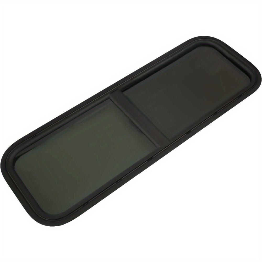 TEMU Motorhome Side Window Tinted Sliding Window W/ Screen Black Tempered Glass Side Window For Motorhome (900x300mm)
