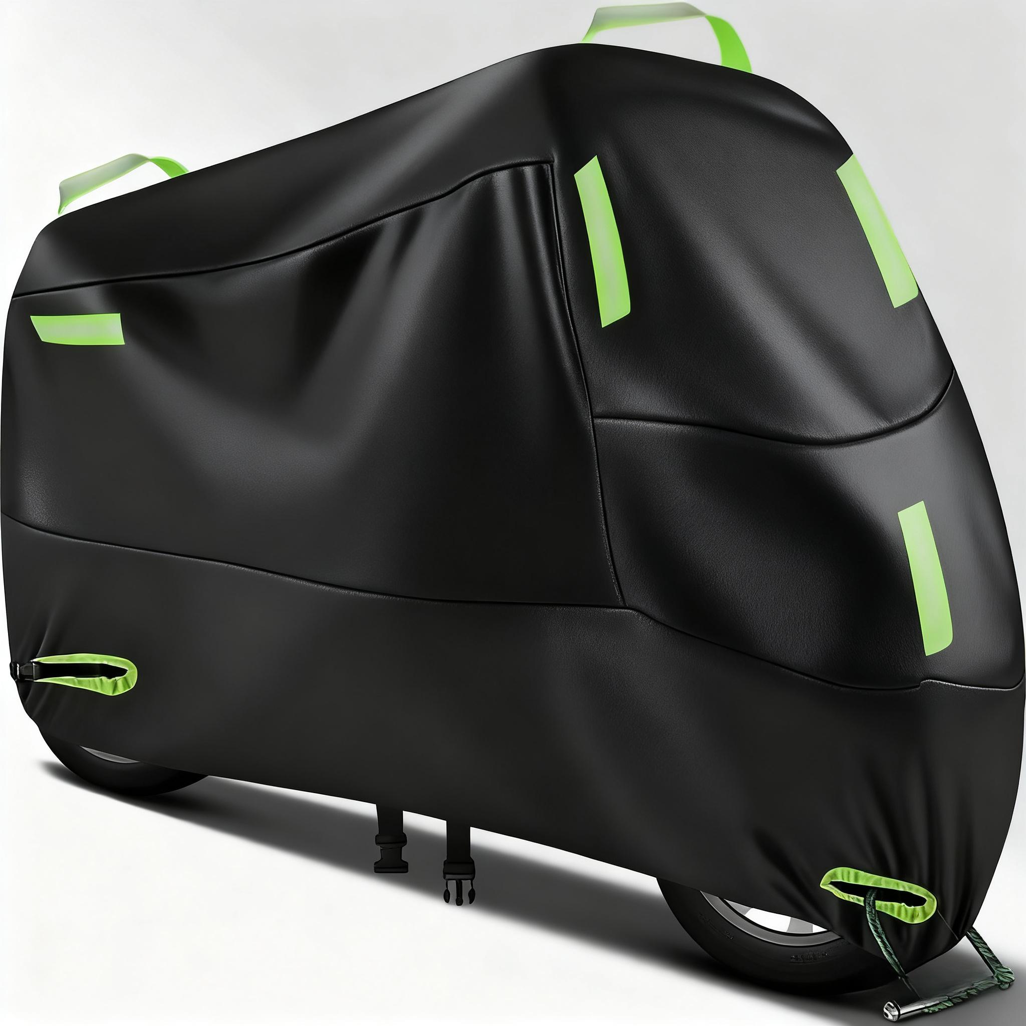 TEMU Funda para moto de resistencia 600D - Protección UV para todas , resistente a arañazos y excrementos de pájaros, para todas las motocicletas, protección para todo (: Tm2025pcs)