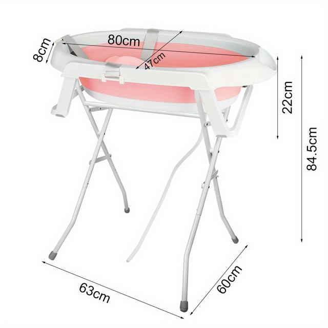 TEMU Portable Bathtub For Pets With Stand, 63*60*84.5cm, Color.