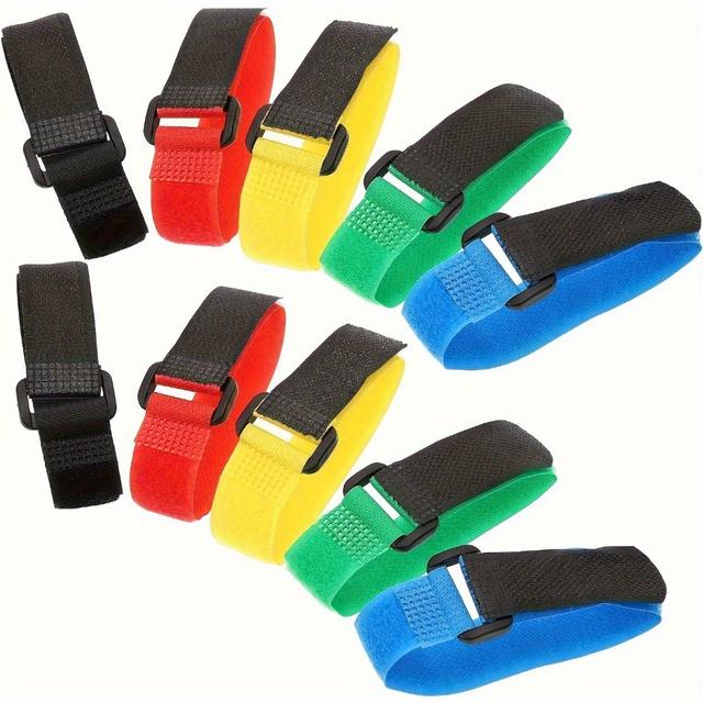 TEMU 10db Állítható Horgászbot Kötőpánt - Biztonságos Rúd Fixáló Pántok, Tartós és Könnyű, Elengedhetetlen Kültéri Horgász Kiegészítők, Horgászbot Kötőpántok | Nontiept Fixálás | Tartós Kötők