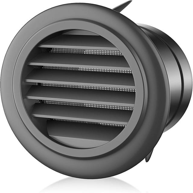 TEMU 4 Inch Vents, Round Vent Cover With Built-in Fly Screen For Bathroom Exhaust Vent Office Home (ø100mm)