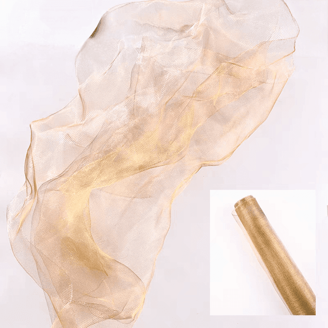 TEMU Perfect For Decorating During Christmas And Halloween, This 1pc Of Flexible Artistic Metal Mesh Is Soft And Durable, Ideal For Crafts, Art Projects, Weddings, Parties, And Event Decorations