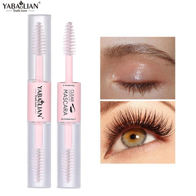TEMU Dual-end Transparent Mascara And Eyebrow Styling Gel . It As A Raincoat For Eyelashes And Eyebrows, Preventing Smudging And Providing -dimensional Effect