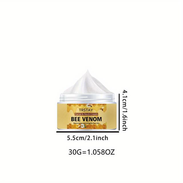 TEMU Face And Neck With Bee Venom, Vitamin E, And Sunflower Seed Oil - Hypoallergenic And Hydrating, , Men And Women