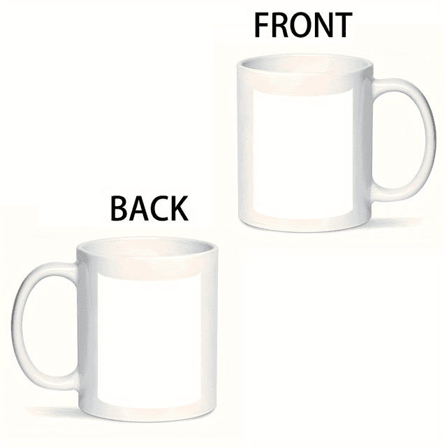 TEMU 1pc Personalized Ceramic Coffee Mug - Custom Photo, Hand Wash , Reusable Multipurpose Cup For Couples, Ideal Valentine's Day And Mother's Day Gift, Coffee Cup