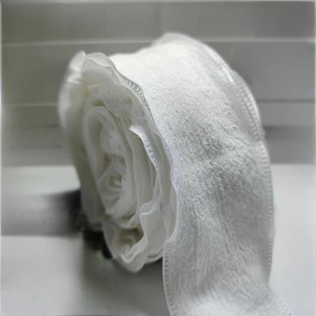 TEMU Material Bowknot Ribbon 4cm Bubble Wrinkle Ribbon Flower Bouquet Packaging Ribbon Gift Box