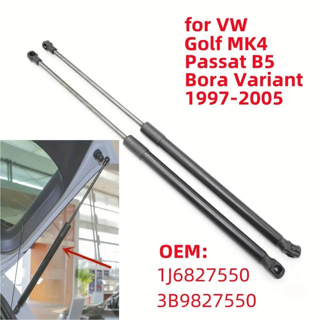TEMU 2pcs For Mk2 1p1 2005-2012 Sedan | Tailgate Trunk Gas Spring - Durable Steel, | , Gas Spring Support Rods, Car Maintenance, Stability And Protection