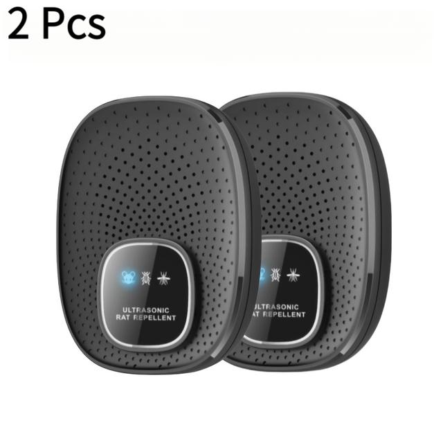TEMU This Set Of 2 Ultrasonic Pest Repellers Uses Sound To Mosquitoes, Mice, Ants, And Other Pests, Making It Suitable For Indoor Environments Such As Homes, Kitchens, Offices, Hotels, And