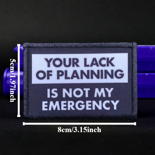 TEMU Humorous Patches For Clothing Featuring A Military Morale Badge, Suitable For Armbands And Backpacks.