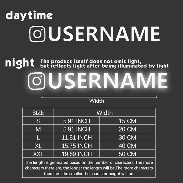 TEMU Personalized Vinyl Decal Sticker For Instagram Usernames – Ideal For Promoting Your Social Media Business – Made From Durable Pvc For Surfaces