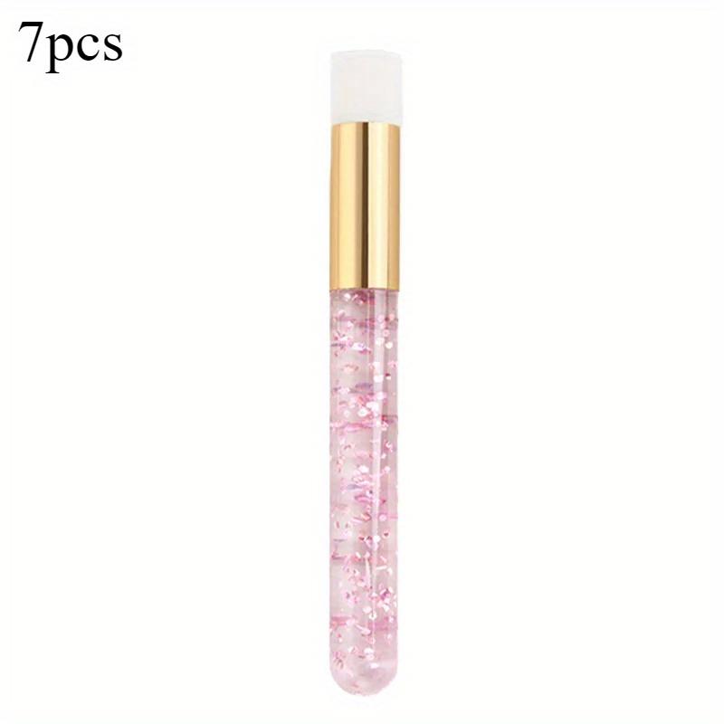 TEMU 3/7pcs Eyelash Cleaning Brush Lash Shampoo Brushes Nose Pore Blackhead Remover Deep Brush For Eyelash Extensions Makeup Tools
